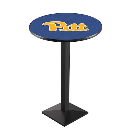 42 Blk Wrinkle Pitt Pub Table